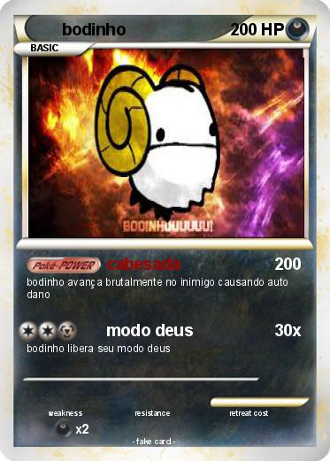 Pokemon bodinho