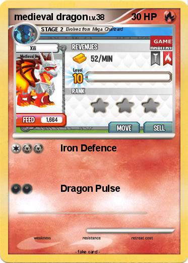 Pokemon medieval dragon