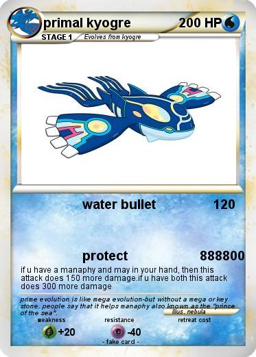 Pokemon primal kyogre