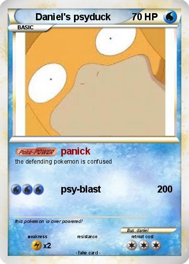 Pokemon Daniel's psyduck