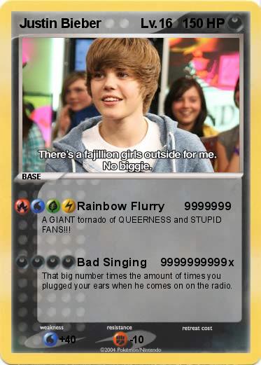 Pokemon Justin Bieber           Lv.16