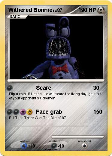 Pokemon Withered Bonnie