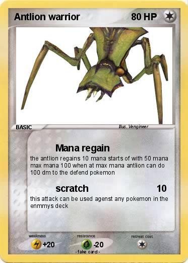 Pokemon Antlion warrior