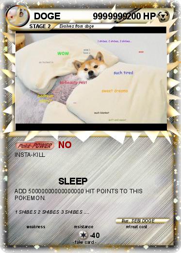 Pokemon DOGE             9999999