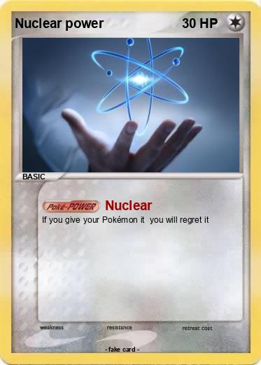 Pokemon Nuclear power