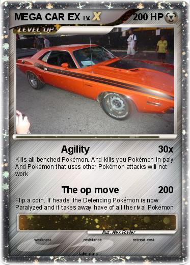 Pokemon MEGA CAR EX