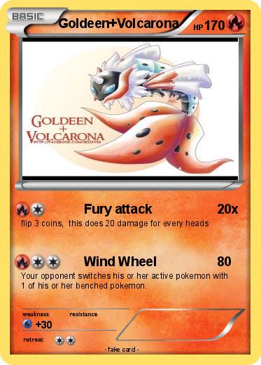 Pokemon Goldeen+Volcarona