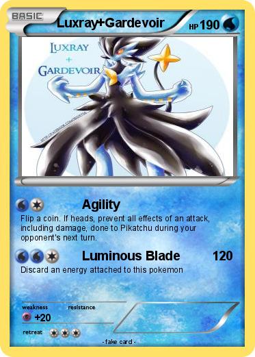 Pokemon Luxray+Gardevoir