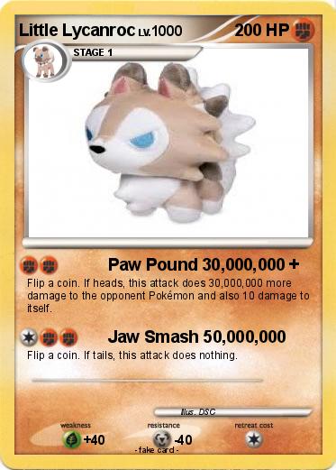 Pokemon Little Lycanroc