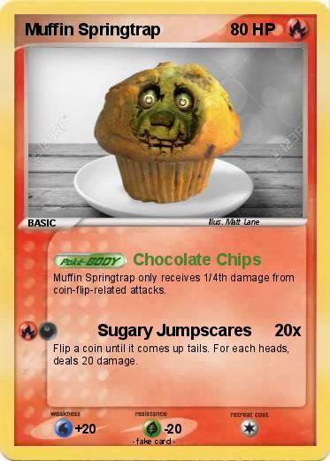 Pokemon Muffin Springtrap