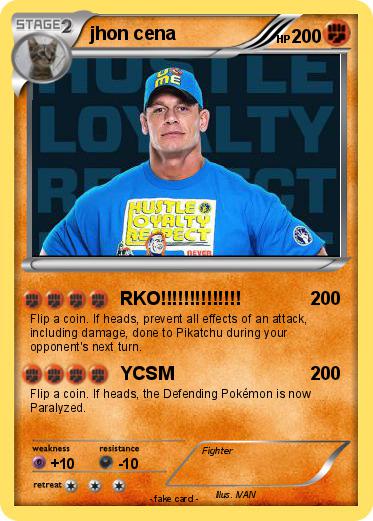 Pokemon jhon cena