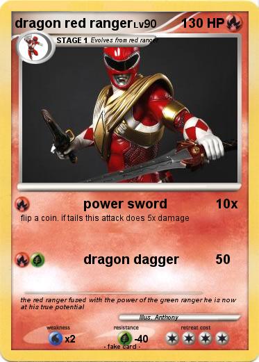 Pokemon dragon red ranger