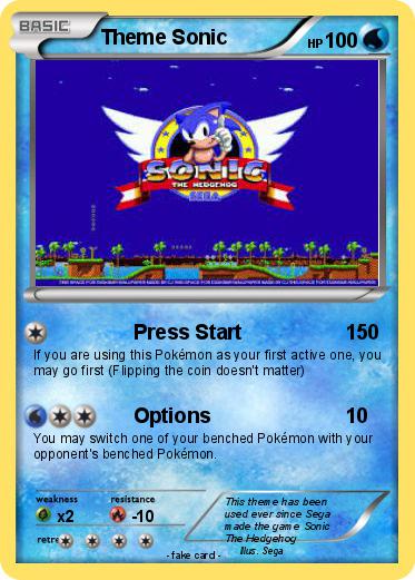 Pokemon Theme Sonic