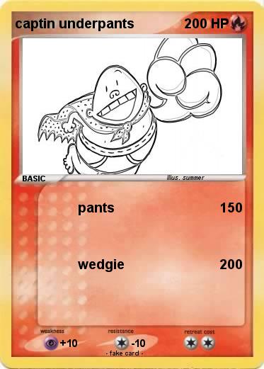 Pokemon captin underpants