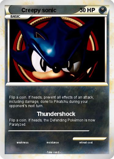 Pokemon Creepy sonic