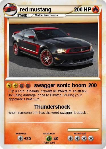 Pokemon red mustang