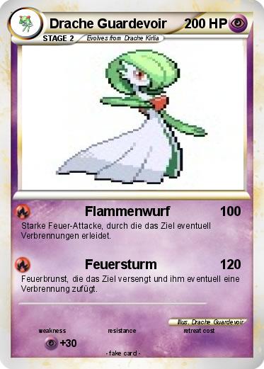 Pokemon Drache Guardevoir Pokemon Drache Guardevoir
