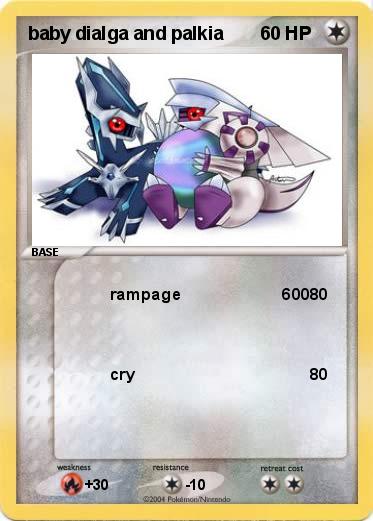 Pokemon baby dialga and palkia              