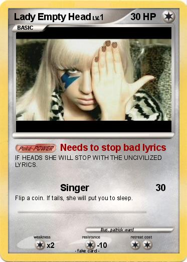 Pokemon Lady Empty Head