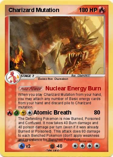Pokemon Charizard Mutation