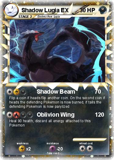 Pokemon Shadow Lugia EX