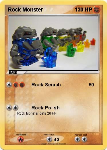 Pokemon Rock Monster