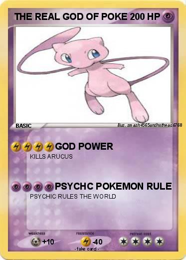 Pokemon THE REAL GOD OF POKE