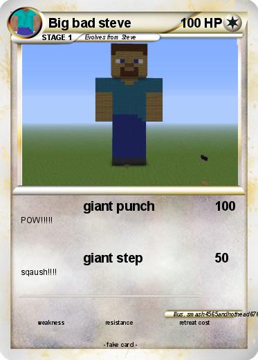 Pokemon Big bad steve