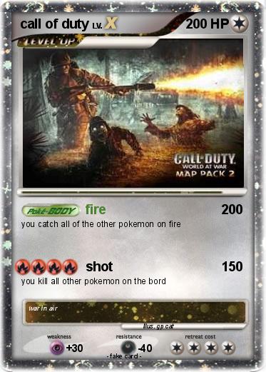 Pokemon call of duty