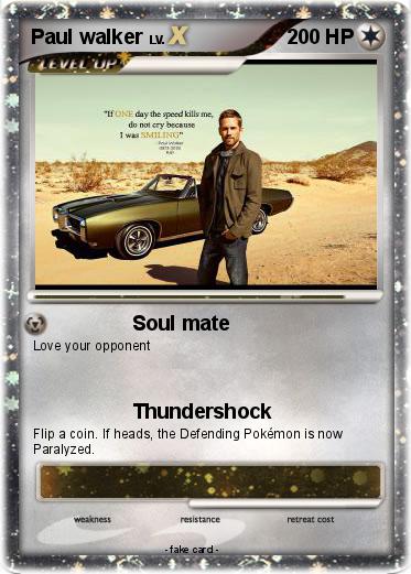 Pokemon Paul walker