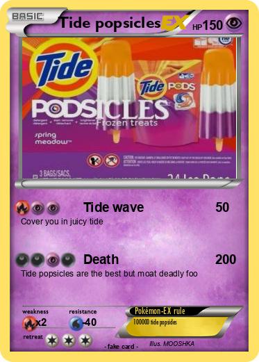 Pokemon Tide popsicles