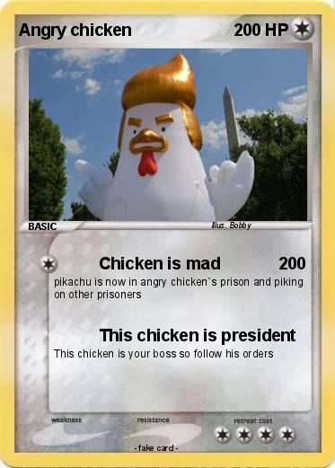 Pokemon Angry chicken
