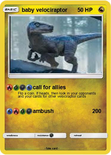 Pokemon baby velociraptor