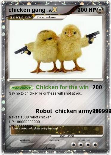 Pokemon chicken gang