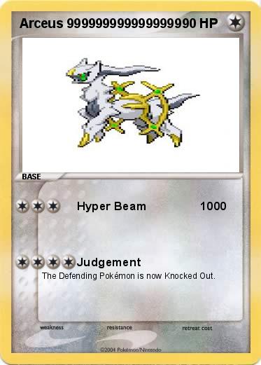 Pokemon Arceus 9999999999999999