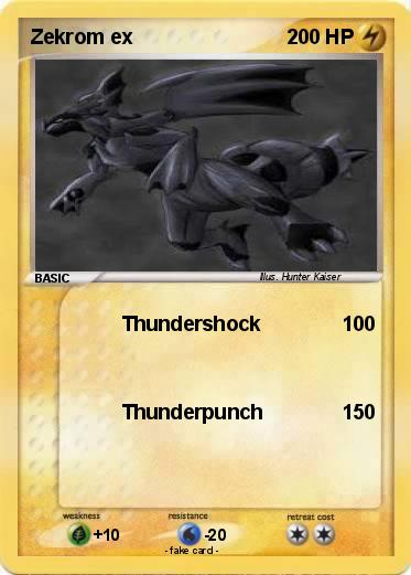 Pokemon Zekrom ex