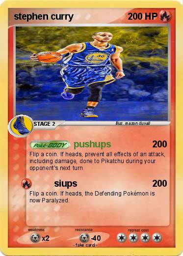 Pokemon stephen curry