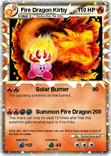 Pokemon Fire Dragon Kirby