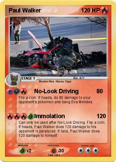 Pokemon Paul Walker