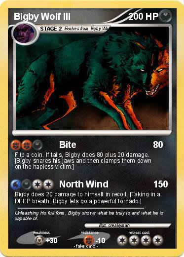 Pokemon Bigby Wolf III