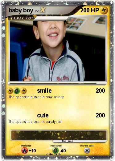 Pokemon baby boy