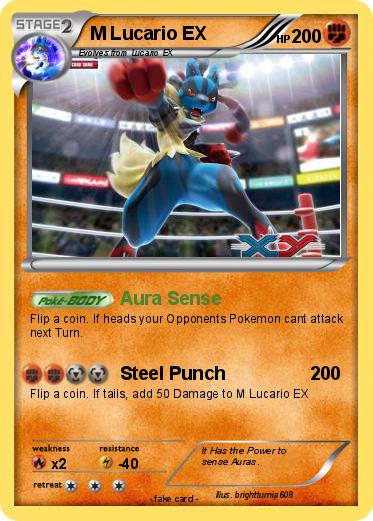 Pokemon M Lucario EX