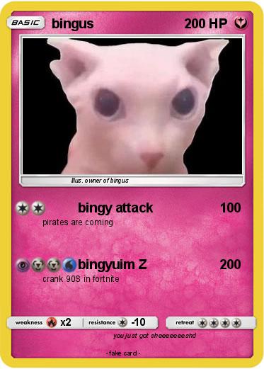 Pokemon bingus