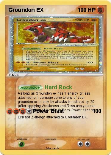Pokemon Groundon EX