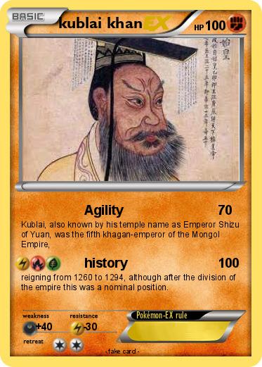 Pokemon kublai khan