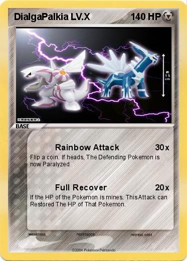 Pokemon DialgaPalkia LV.X