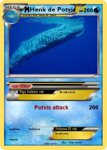 Pokemon Henk de Potvis