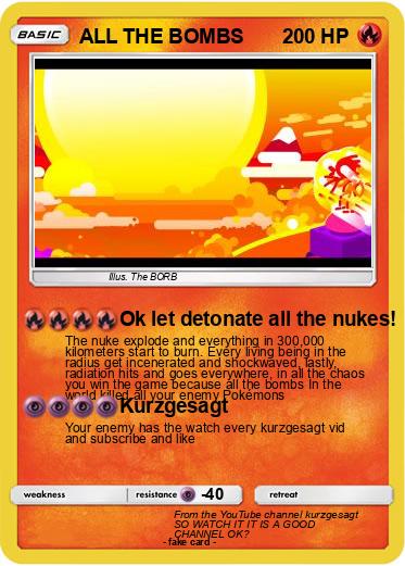 Pokemon ALL THE BOMBS