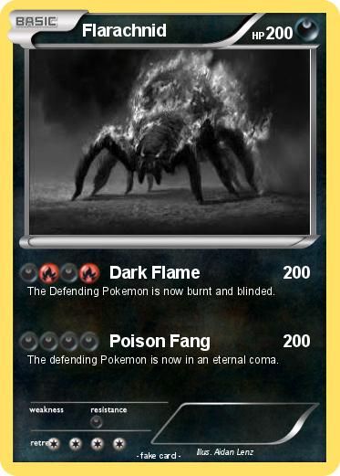 Pokemon Flarachnid
