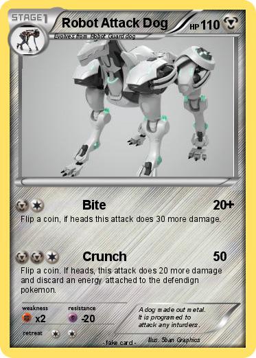 Pokemon Robot Attack Dog